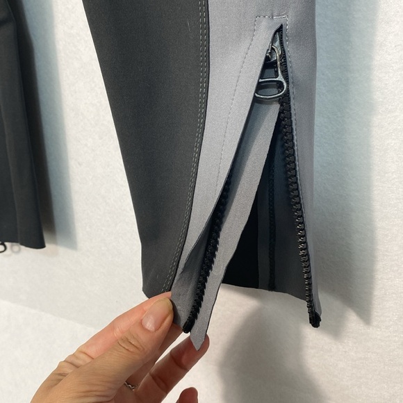 James Perse Y/OSEMITE Scuba Black and Gray Zippered Leggings size 1 small - Picture 4 of 15